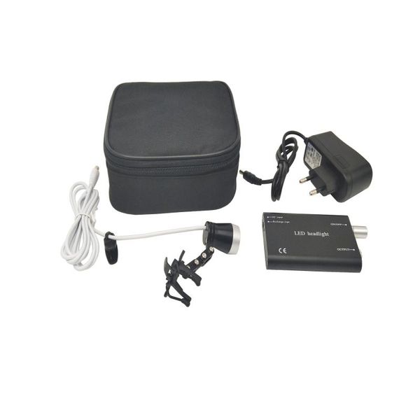 

dental portable led head light lamp headlight clip-on type headlamps