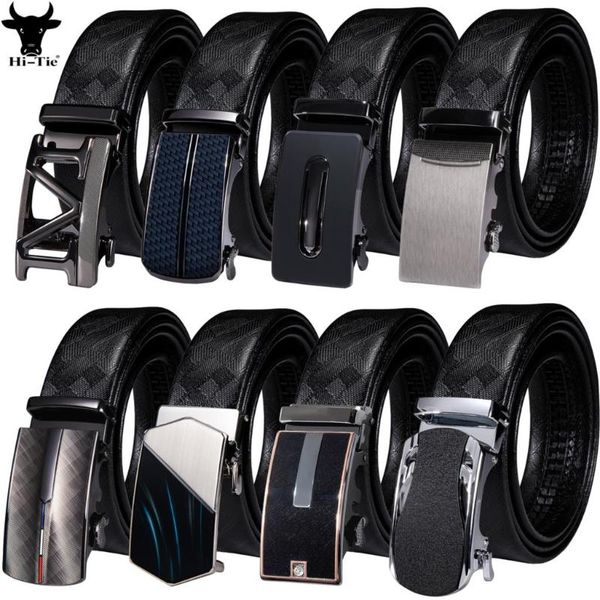

belts designer automatic buckles mens dress jeans black genuine leather ratchet men waistband strap casual formal business big, Black;brown