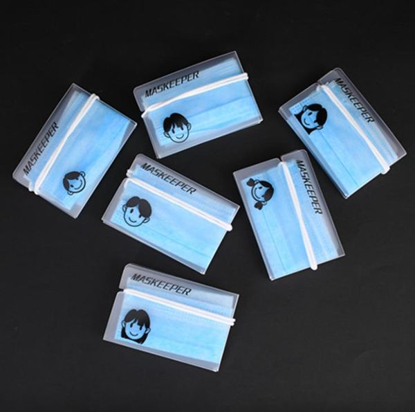 

storage bags 6pcs/set mask clip foldable manager portable holder folder 50set