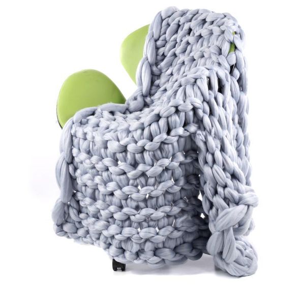 

blankets 100x120cm handwoven coarse line blanket nordic style solid knitted quilt sofa bedroom po props home textile