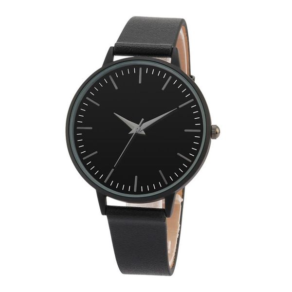 

wristwatches design leather strap watch elegant quartz wristwatch women clock black lady analog, Slivery;brown