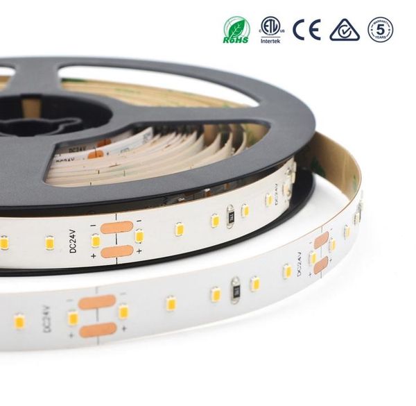 

strips [seven neon]5m 2216 smd led strip dc24v 420led/m cri>95 10mm pcb 9w micro flexible high lumen tape