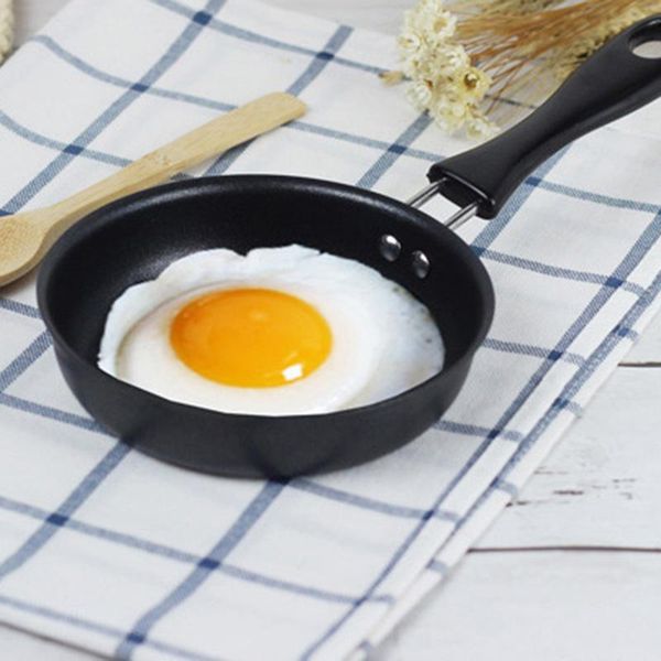 

pans 12cm small nonstick frying pan for household fried egg pancakes round mini saucepan ow