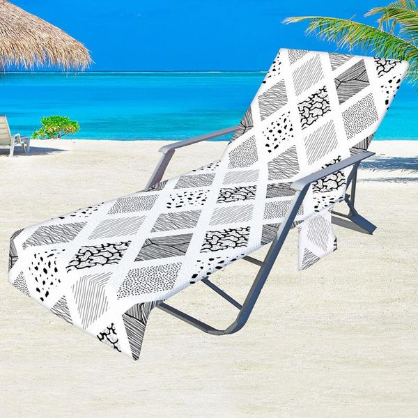 

microfiber beach chair towel cover with side pockets pool sun lounge chaise for lounger el non sliding edf cover-ups