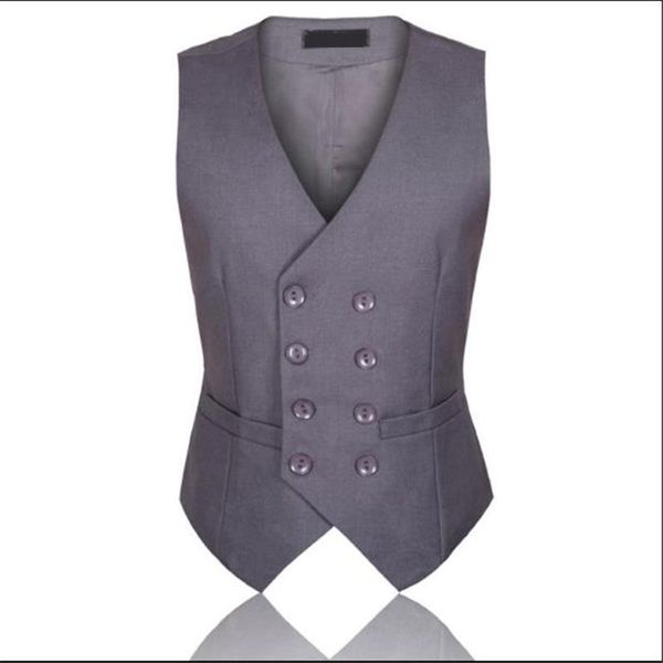 

men's vests man spring plus size male autumn oversize cotton vest men slim waistcoat veste de costume traje chaleco abrigo, Black;white