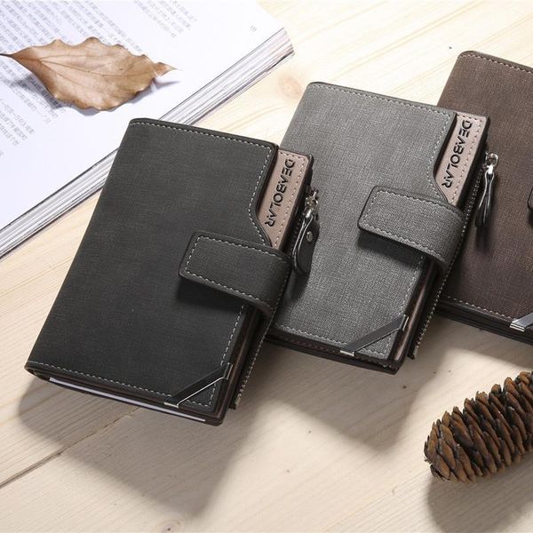 

casual retro men wallets fresh designers purse brand canvas card mens wallet wholesale price male clutch, Red;black