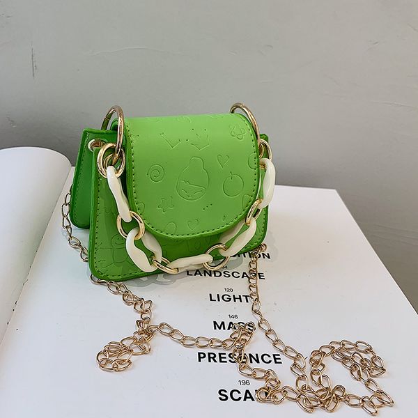 

color 2021 small bag shoulder fashion mini magnetic buckle solid new chain lipstick messenger summer female casual slbku