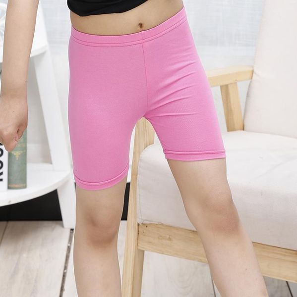 

baby girls shorts soft cotton pants solid safety panties underwear boxer short summer children clothes 6 colors optional, Black