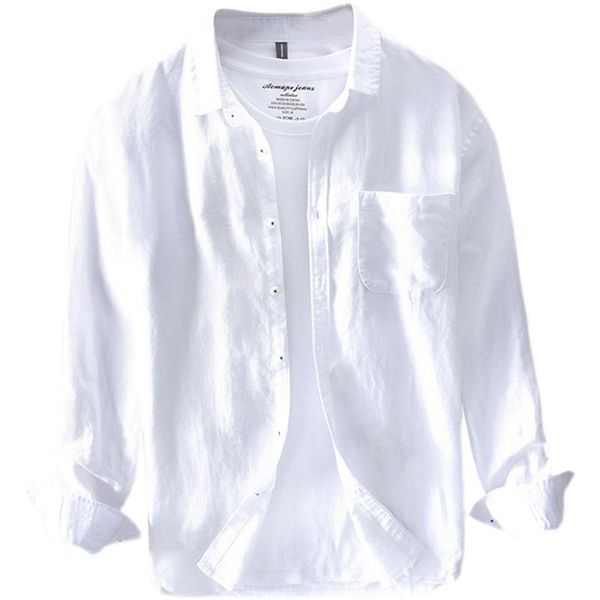 

men's casual shirts solid color business white shirt men 2021 streetwear spring long sleeve pocket button loose oversized, White;black