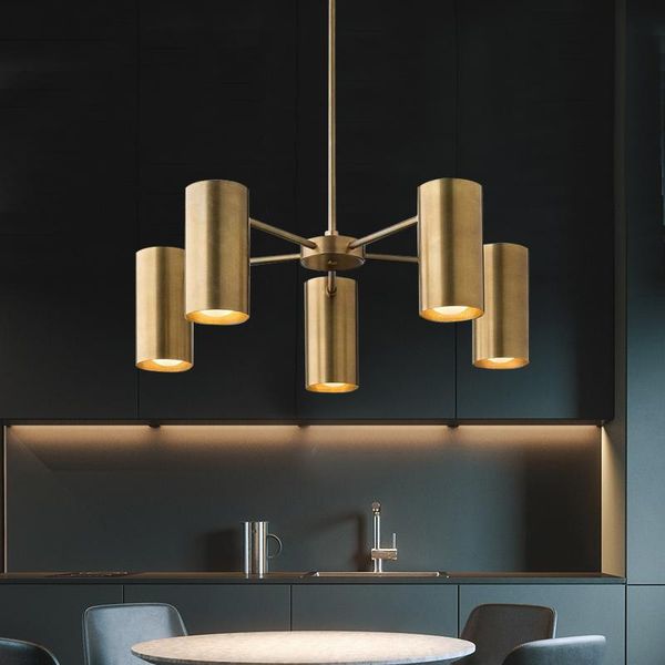 

pendant lamps postmodern all copper nordic minimalist living room dining light hong kong style luxury designer chandelier
