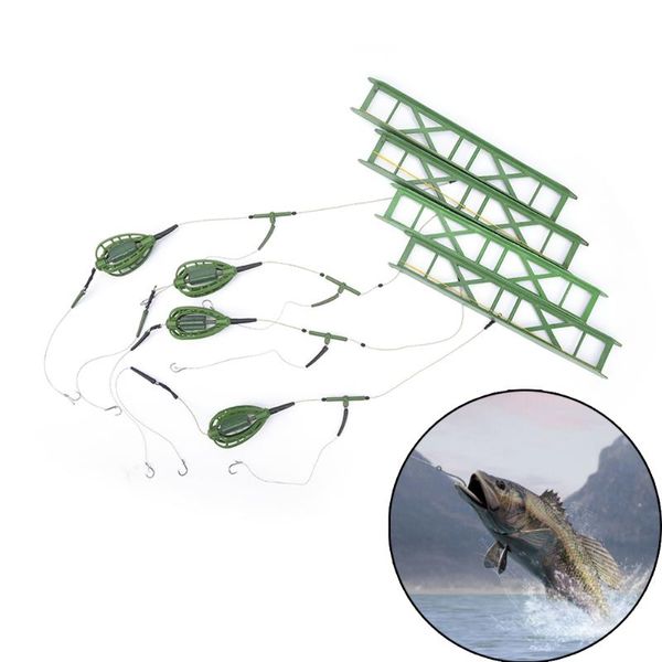

30g,40g,50g,60g fishing bait cage carp catfish feeder accessories hooks