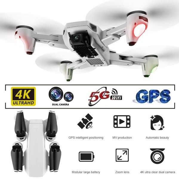 

drone with 4k camera quadcopter drones hd 5g wifi fpv foldable dron helicopter toy