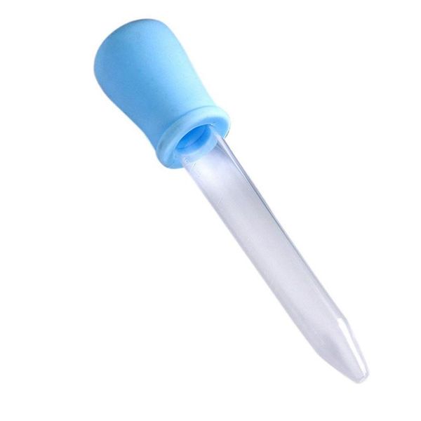 

cups, dishes & utensils 5ml clear plastic pipette liquid dropper blue for baby