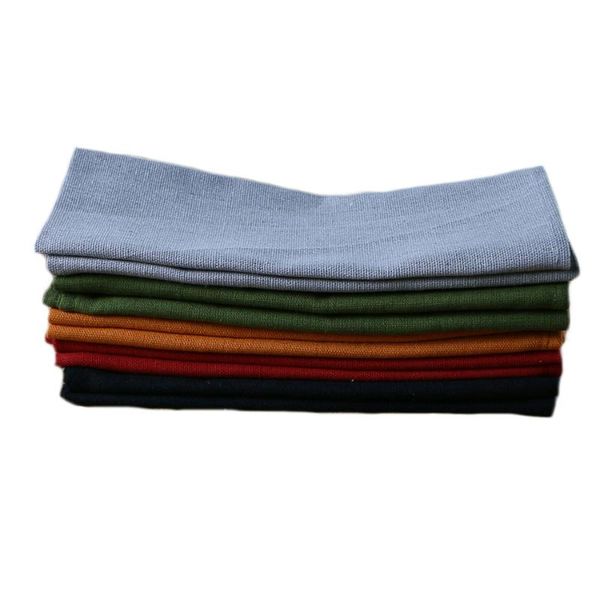 

18x18inch durable cloth napkins polyester cotton fabric weaving reusable table napkin for kitchen dining wedding decoration