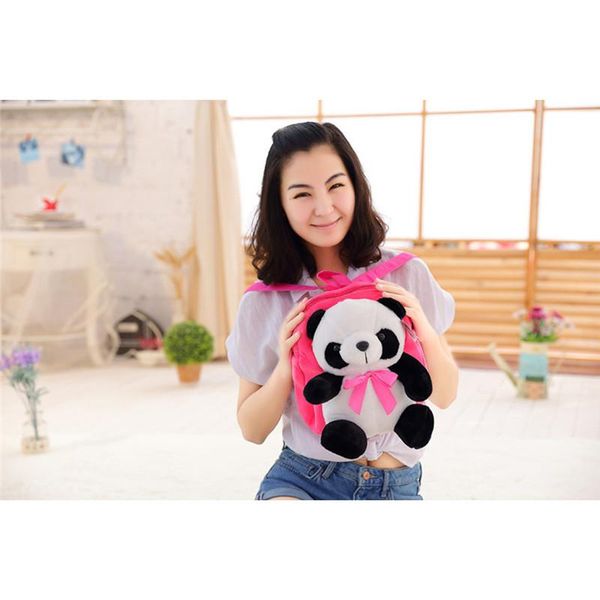 

backpack 2021 plush children's bag panda cartoon birthday gift