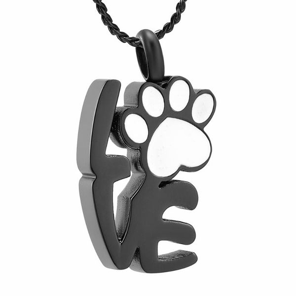 

chains pet cremation jewelry for ashes pendant print urn necklace keepsake cat dog memorial, Silver