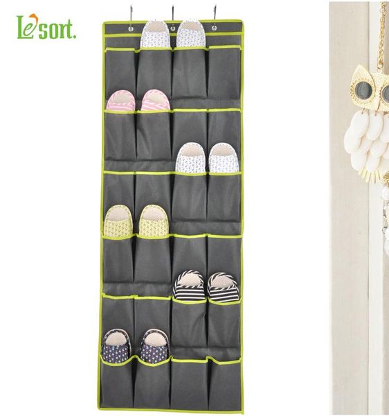 

storage boxes & bins [drop available] over the door shoe organizers 24 pocket hanging organizer and unit behind space saver