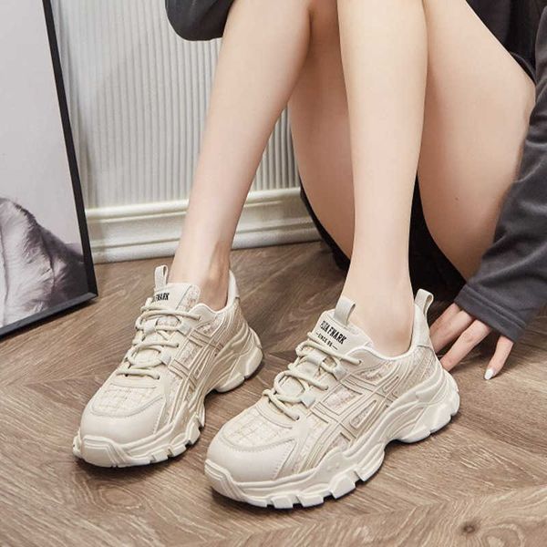 

sho women 2021 sports sho women's fashion trend leisure dad thick soled running