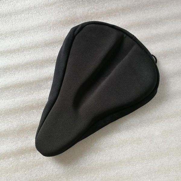 

bike saddles bicycle cycling mountain road silicone cushion cover black