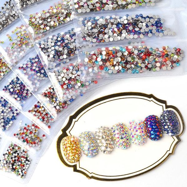 

four lily 1pc nail decorations multi size glass art rhinestones 3d charms tips for diy manicure decorations1, Silver;gold