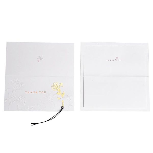 

greeting cards 10 pcs thank you card gift rose birthday event party supplies decor