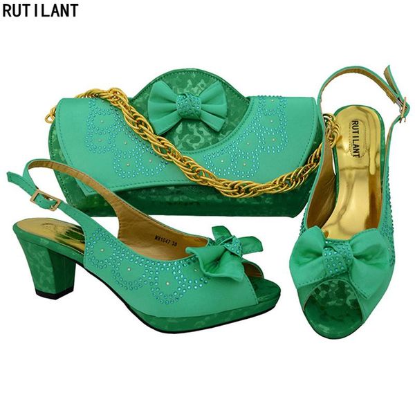 

dress shoes italian ladies matching bags 2021 sedecorated with rhinestone woman and set nigerian women bag, Black