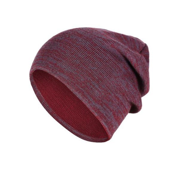 

beanie/skull caps knitted double-sided women's skullies thin outdoor sports ladies cap casual warm foldable korean style fashion vintag, Blue;gray