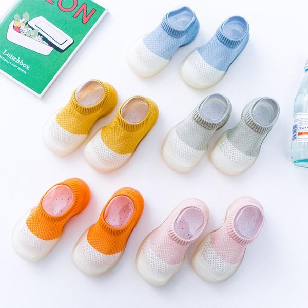 

baby shoes born toddler socks soft bottom antiskid indoor floor breathable cotton boots first walkers