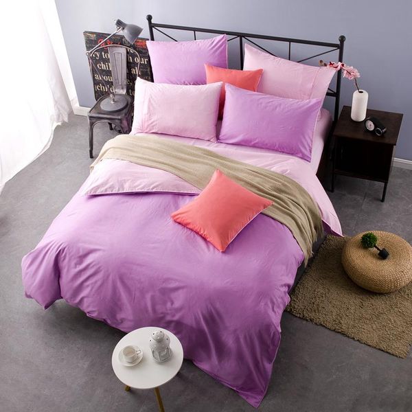 

bedding sets twin full  king cotton 3/4pcs set duvet cover pillowcase flat bed sheet bedspreads home el bedclothes bedroom