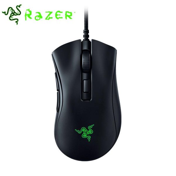

mice razer deathadder v2 mini gaming mouse 62g ultra-lightweight design chroma rgb light 8500 dpi optail sensor
