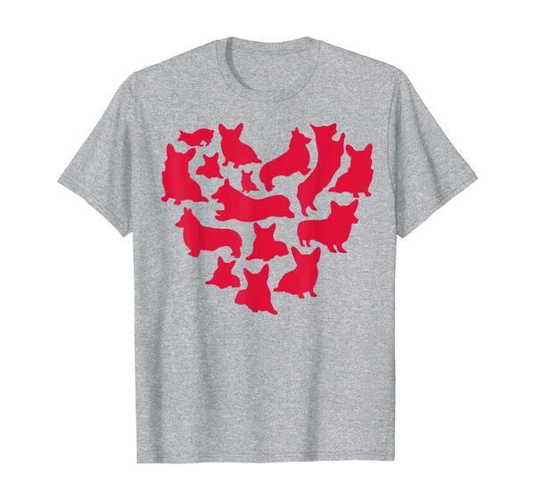 

Valentines Day Corgi T shirt Heart Funny Corgis Dog T-shirt, Mainly pictures