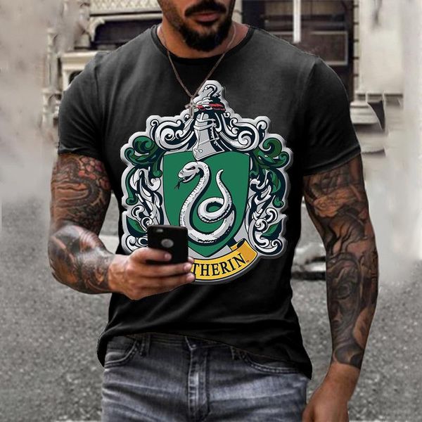 

men's t-shirts serpentine jay z hakuna 3d printing t-shirt animal print clothes street cute short-sleeved casual o-neck, White;black