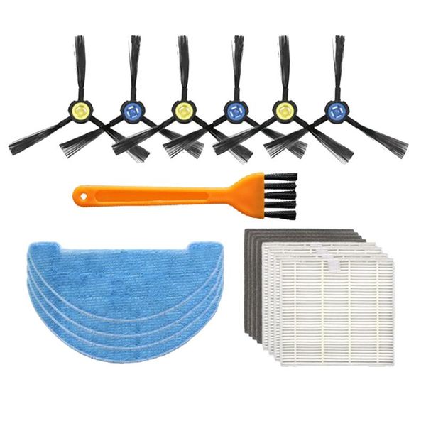 

vacuum cleaners washable side brush hepa filter mop cloth replacement for ilife v8 v8s x750 x800 x785 v80 robot cleaner parts