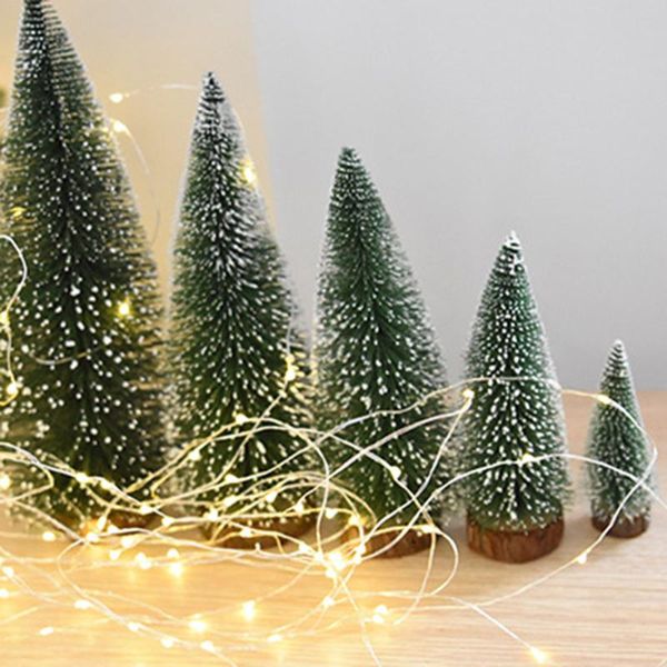 

other home decor py2 2021 mini pine christmas tree artificial tabledecorations festival plastic miniature trees year for xmas