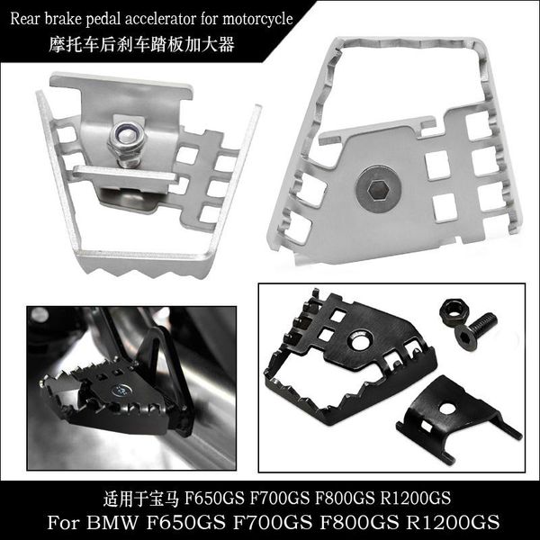 

pedals for f650gs f700gs f800gs r1200gs rear foot brake lever peg pad extension enlarge extender motorcycle