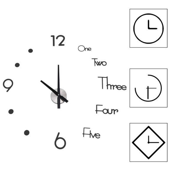 

modern hanging clock diy wall creative decor for home office clocks