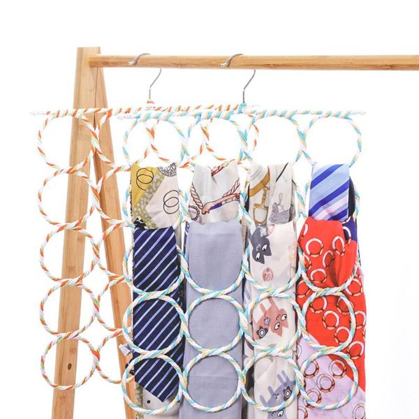 

hangers & racks 28 ring scarf wraps shawl storage hanger rack hanging hijab tie fu