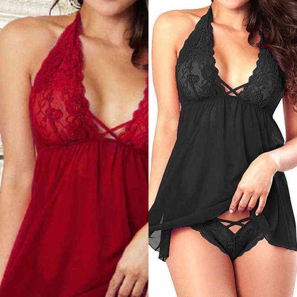

nxy set large size pajamas women' plus thong suits passionate exotic clothing sets lace open lingerie lenceria 1202, Red;black