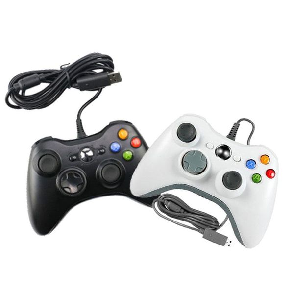 

line usb 360 game controller pc computer wired two-color handle configuration file controllers & joysticks