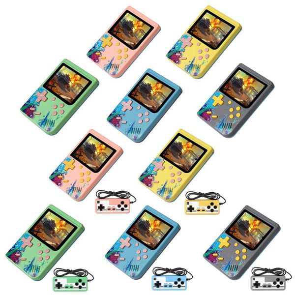 

portable game players g5s retro mini handheld video console 3.0 inch color lcd kids player built-in 500 games