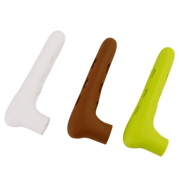 

disposable gloves silicone door knob sleeve protector shape cover baby protective handle gloves(green)