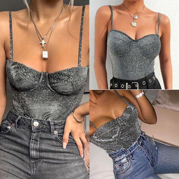 

women's jumpsuits & rompers women fashion bodysuit bodycon blouse party club vest, Black;white