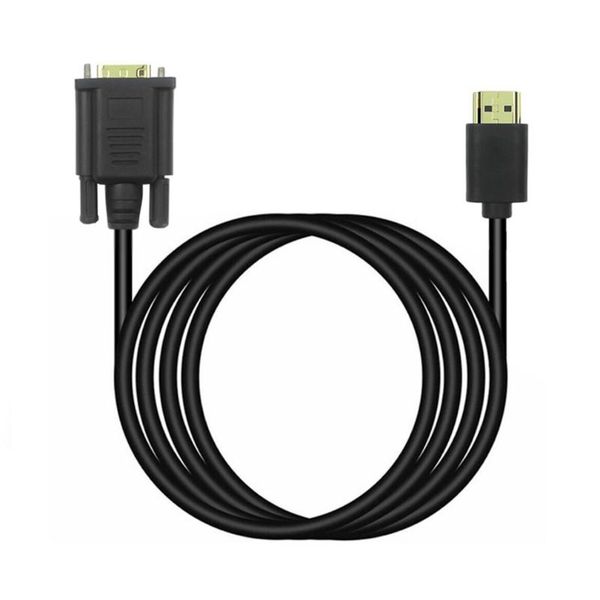 

-compatible to vga cable converter for hdtv pc deskmonitoring lap4k video high definition adapter 0.5m computer cables & connect con