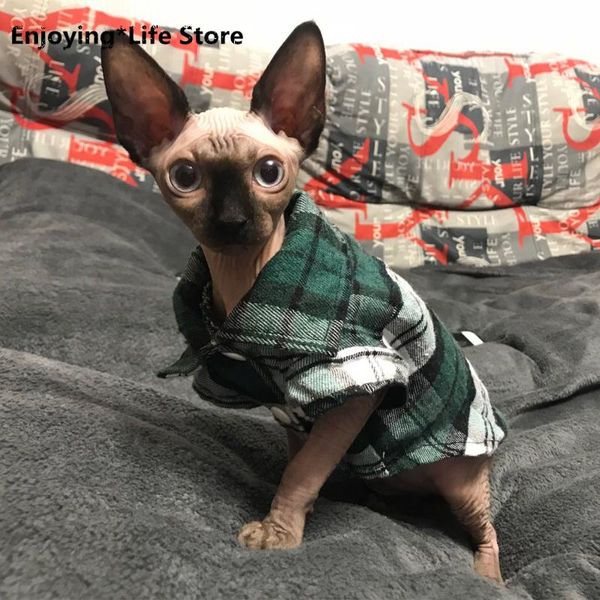 

cat costumes plaid clothes summer fashion shirt jacket small clothing puppies kitten pet dog