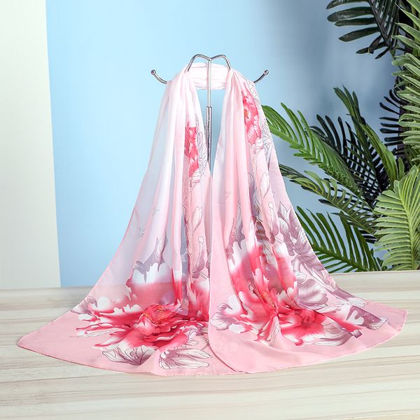 

2021 fashion trend brand silk scarf european and american square scarfs women stewardess printing hemming factory wholesale, Blue;gray