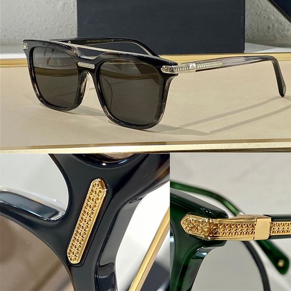 

summer sunglasses for men the pulse style anti-ultraviolet retro plate square full frame fashion eyeglasses random box, White;black