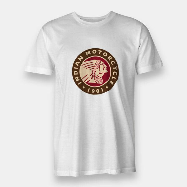 

the motorcycle indian im since 1901 men's t-shirt white, White;black