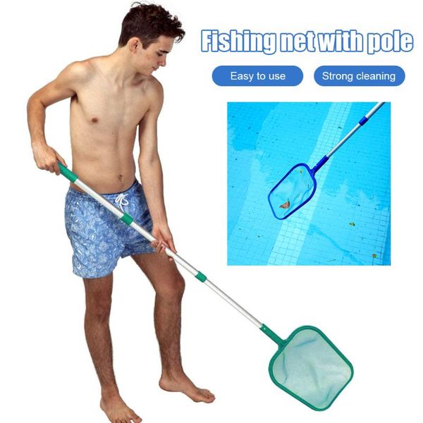 

pool & accessories 1pc leaf cleaning net professional tool salvage mesh skimmer catcher swimming
