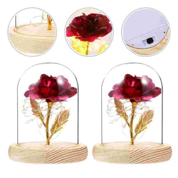 

other arts and crafts 2pcs unique deskflower decor exquisite rose adornment chic craft