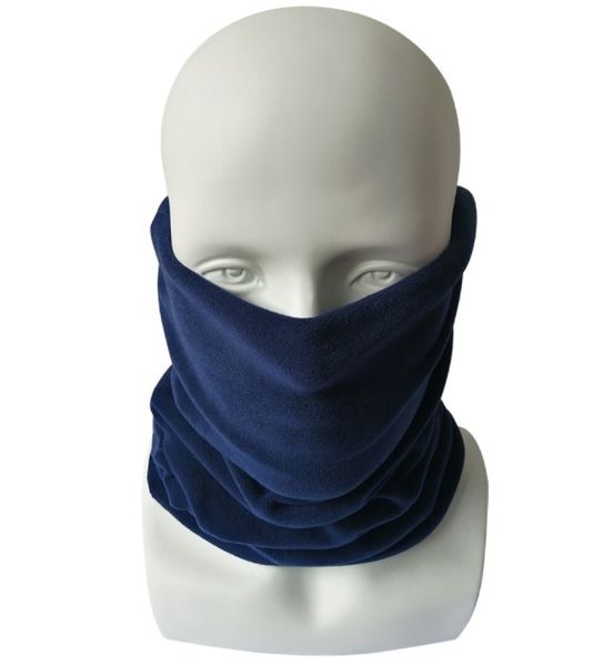 

double layer color warm neck cover in autumn and winter scarves, Blue;gray